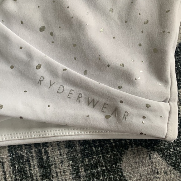 Crossover Wrap Sports Bra Crop Ryderwear Size Extra Small - Picture 2 of 7
